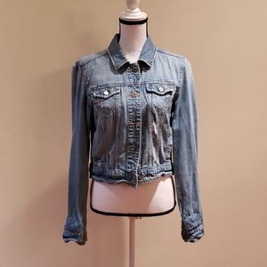 AMERICAN EAGLE JEAN JACKET - SIZE LARGE